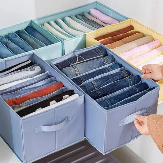 6 Grids Washable Wardrobe Clothes Organizer