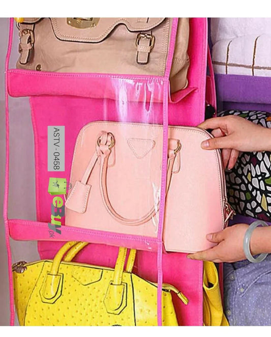 6 Pocket Bag Organizer (Random Colour)