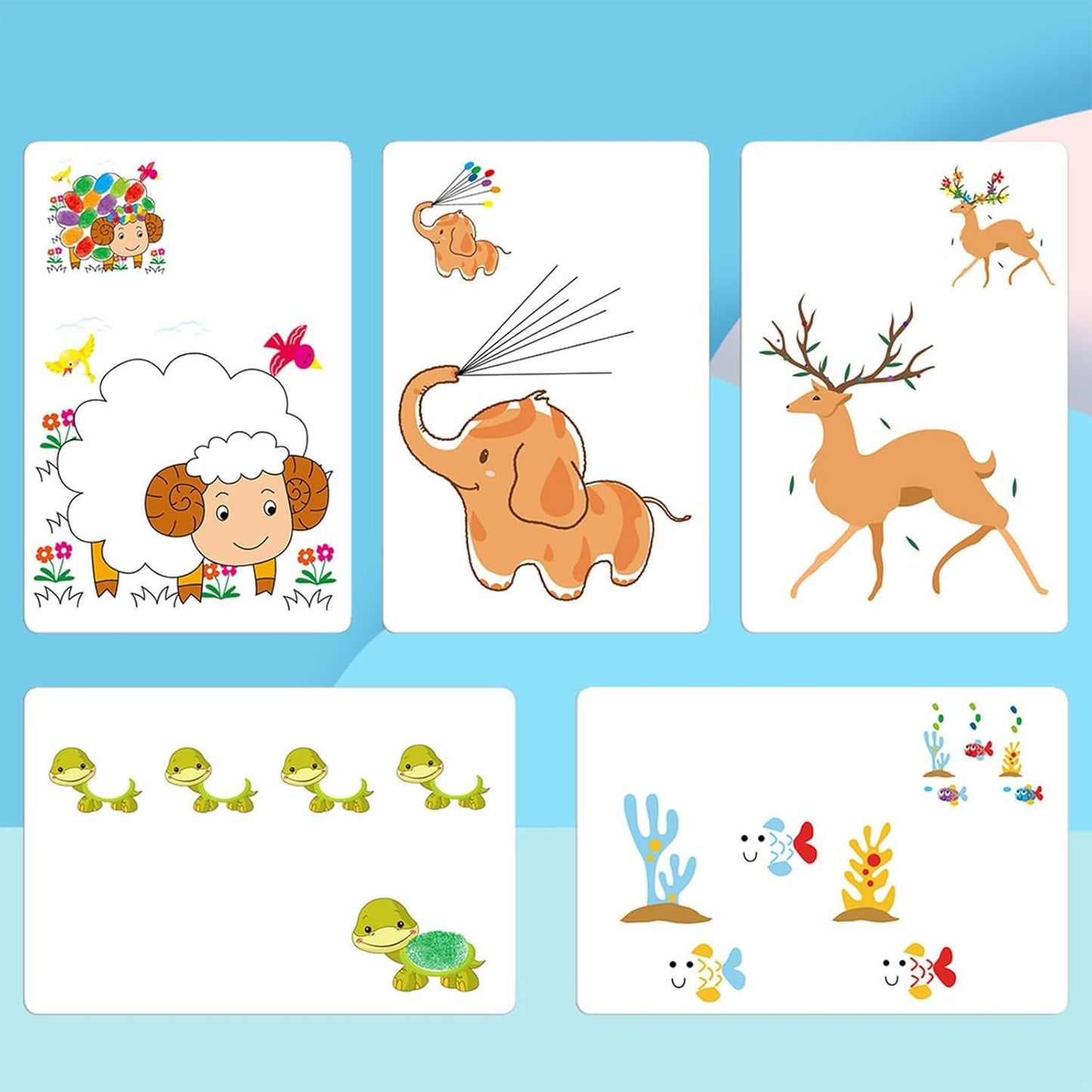 Finger Paintings for Kids