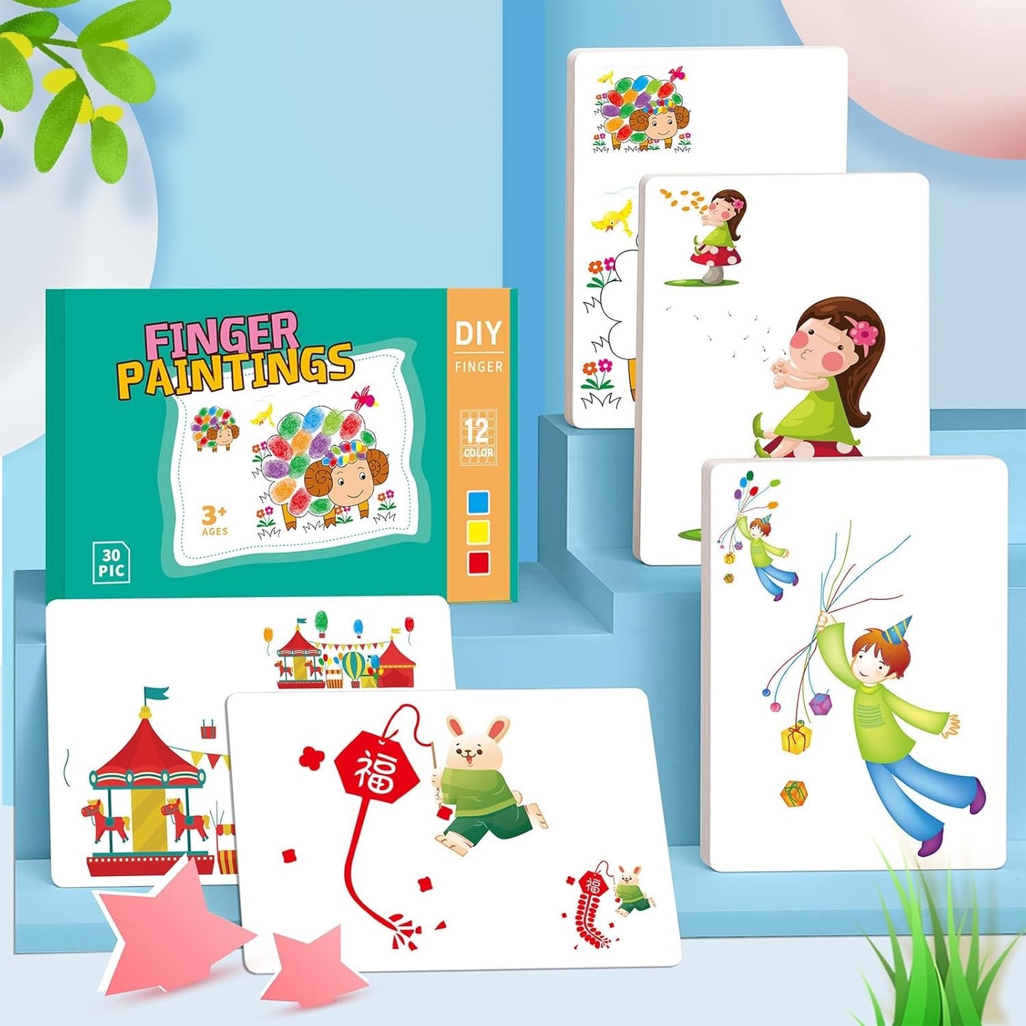 Finger Paintings for Kids