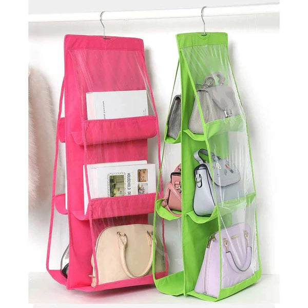 6 Pocket Bag Organizer (Random Colour)